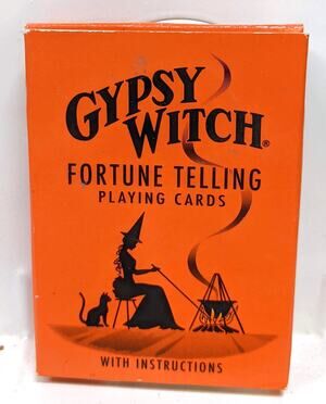 Gypsy Witch Fortune Telling Playing Cards W/Instructions Gently Used Wicca